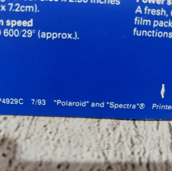 Vintage Polaroid Spectra 2 Instant Film Camera with Box & Instructions UNTESTED - Picture 9 of 9